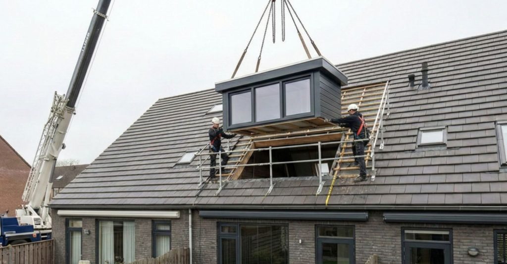 Dakkapel in Almelo - Prefab dakkapel